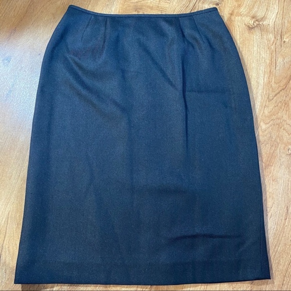 LeSuit Black Pencil Skirt Size 8